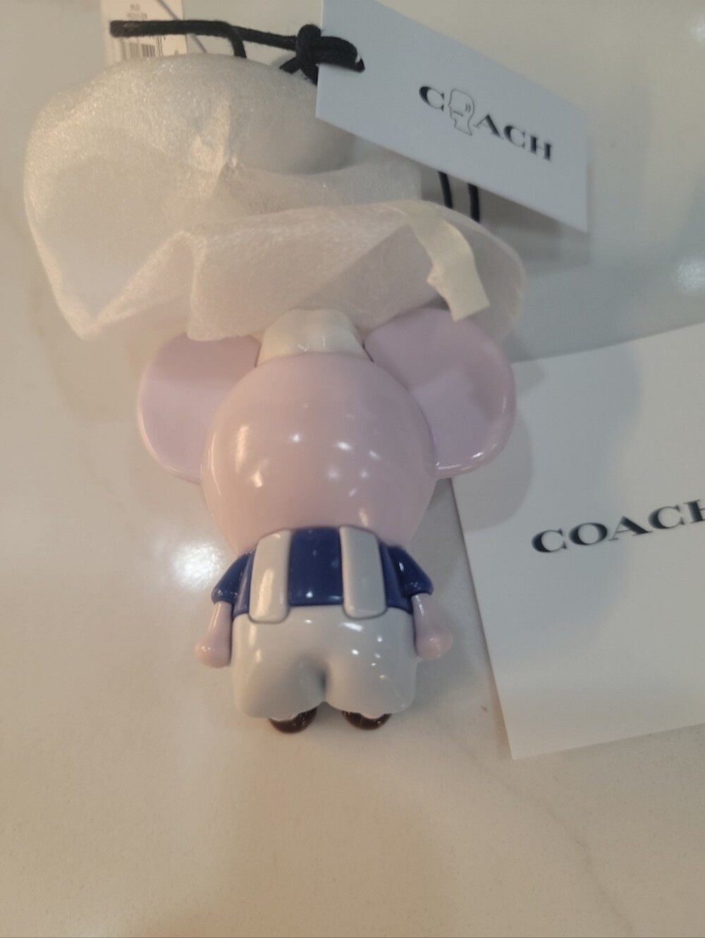 Coach Brain Dead Kachi Mouse Bag Charm - Picture 4 of 6